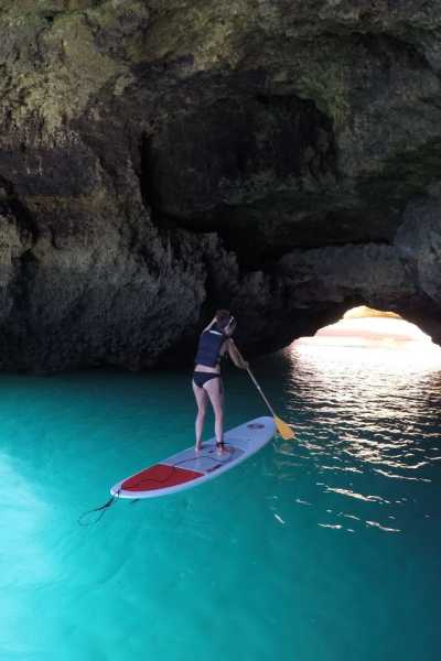 SUP en Albufeira - Costa y Cuevas