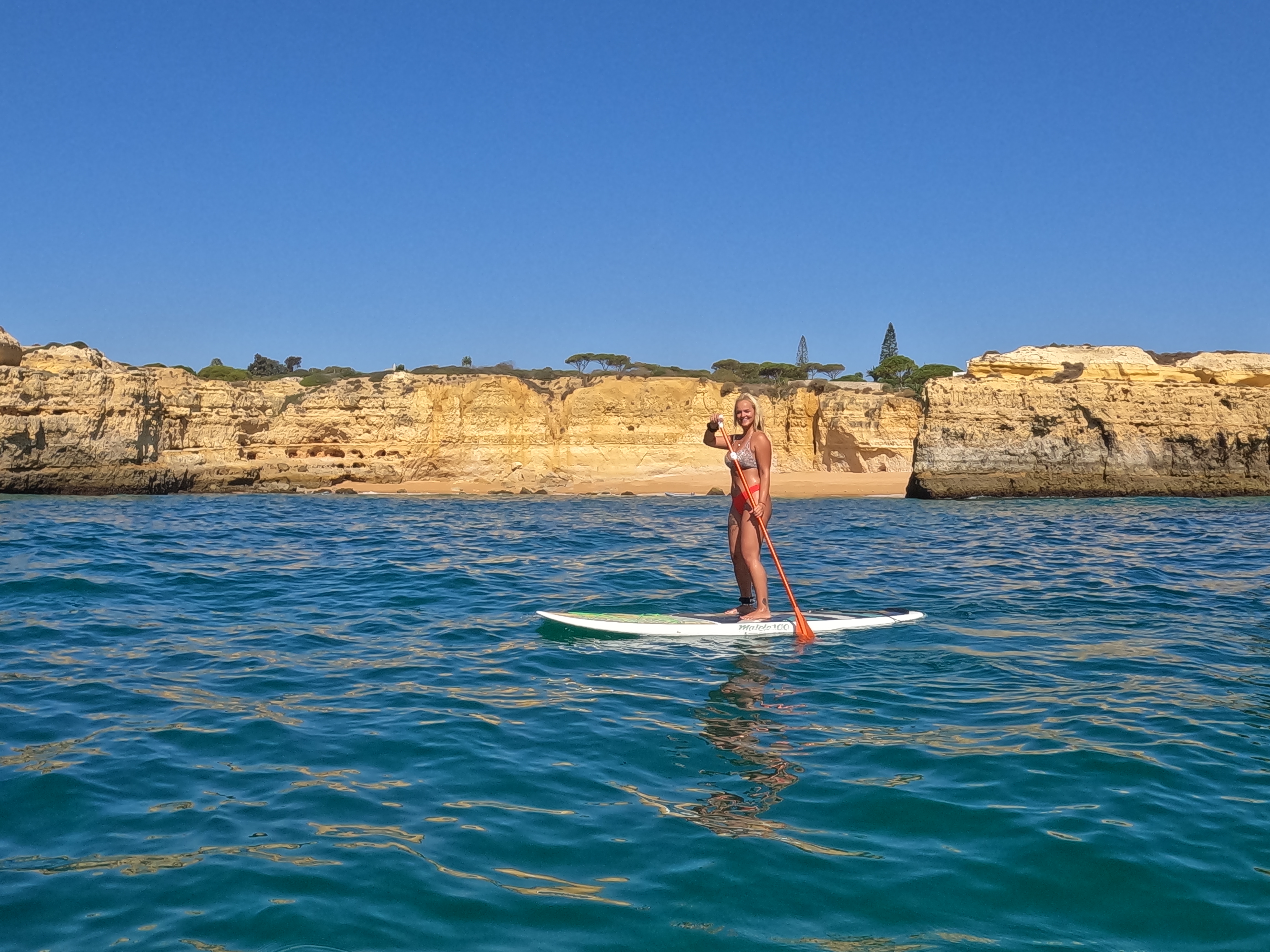 Group SUP in Albufeira - Coast and Caves