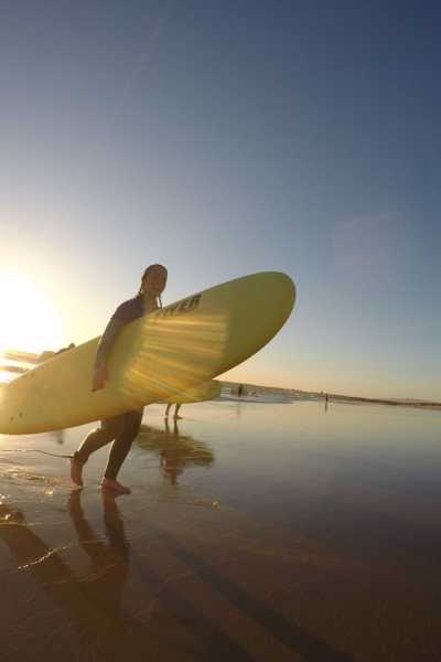 Aula de SURF em grupo